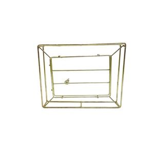 Flower Press Glass & Gold Metal Frame